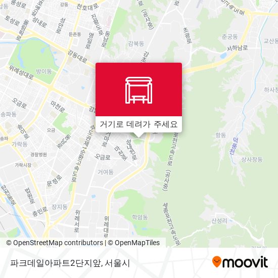 파크데일아파트2단지앞 지도