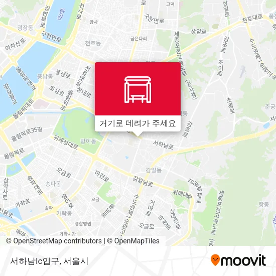 서하남Ic입구 지도
