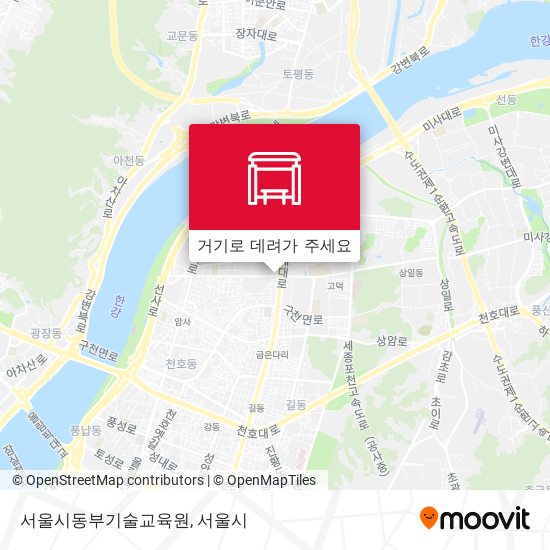 서울시동부기술교육원 지도