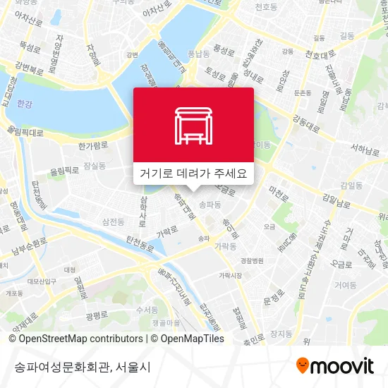 송파여성문화회관 지도