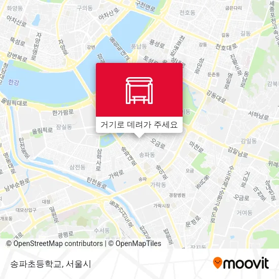 송파초등학교 지도