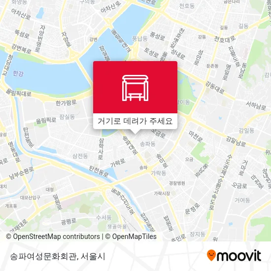송파여성문화회관 지도