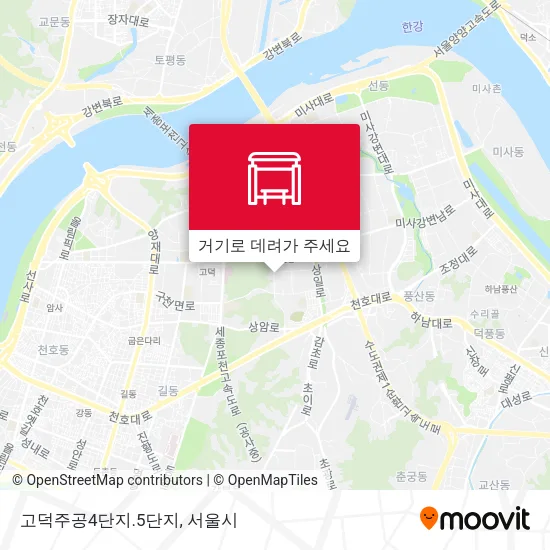 고덕주공4단지.5단지 지도