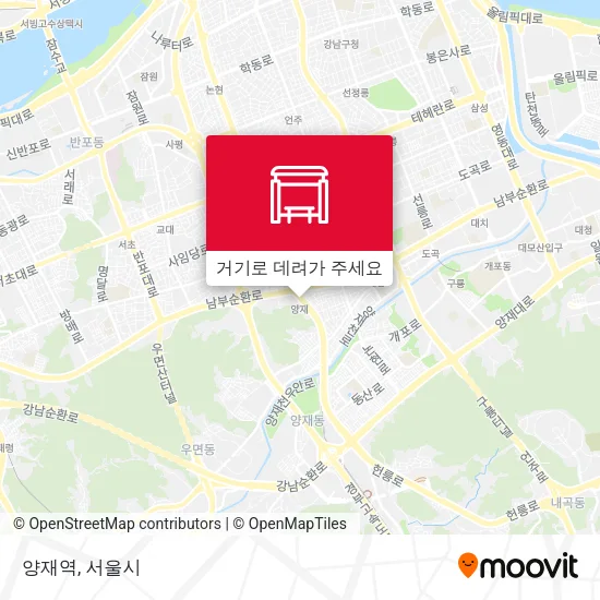 양재역 지도