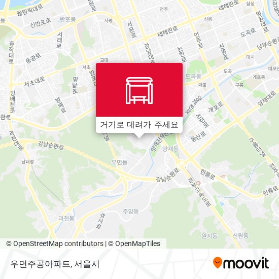 우면주공아파트 지도