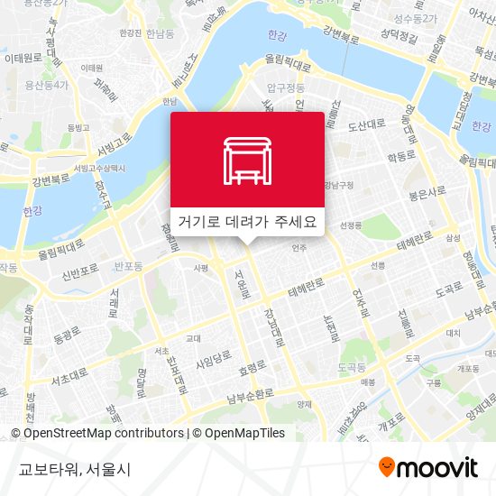 교보타워 지도