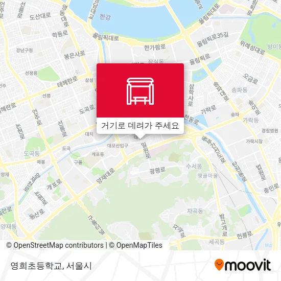 영희초등학교 지도