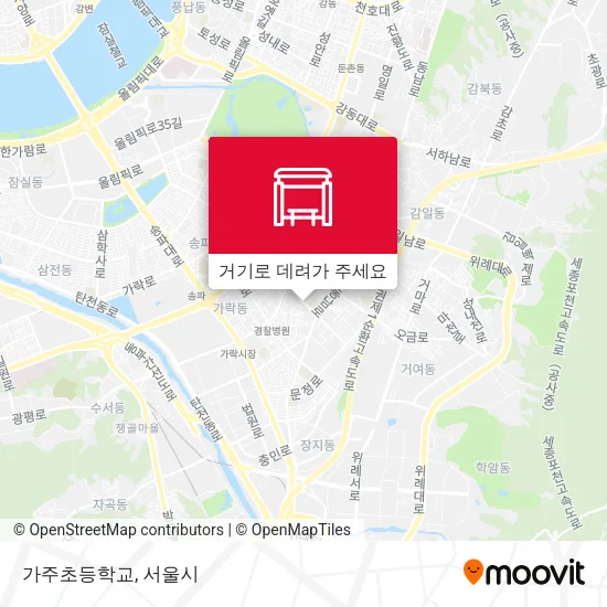 가주초등학교 지도