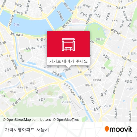 가락시영아파트 지도