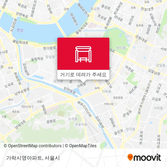 가락시영아파트 지도
