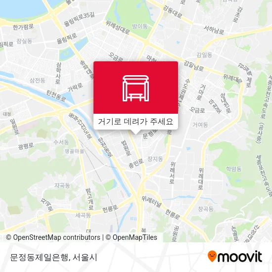 문정동제일은행 지도