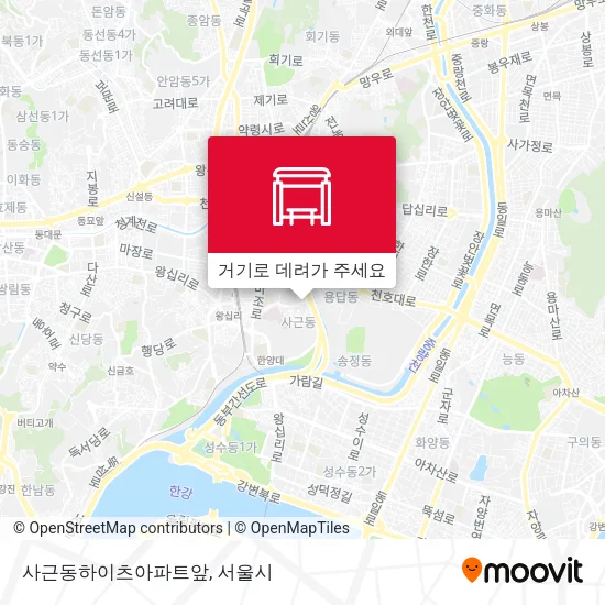 사근동하이츠아파트앞 지도