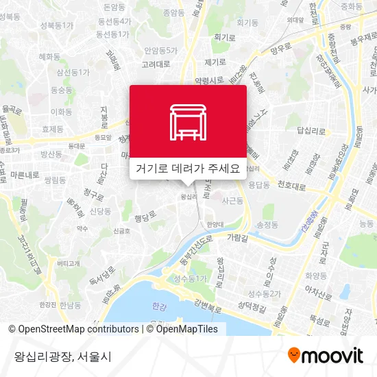 왕십리광장 지도