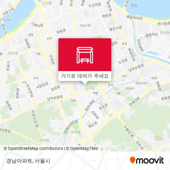 경남아파트 지도