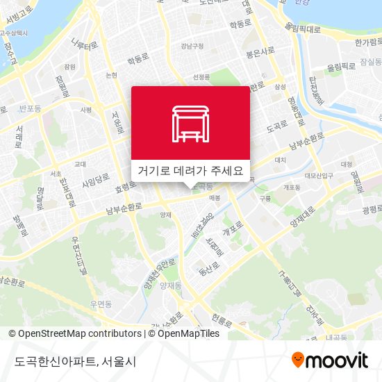 도곡한신아파트 지도