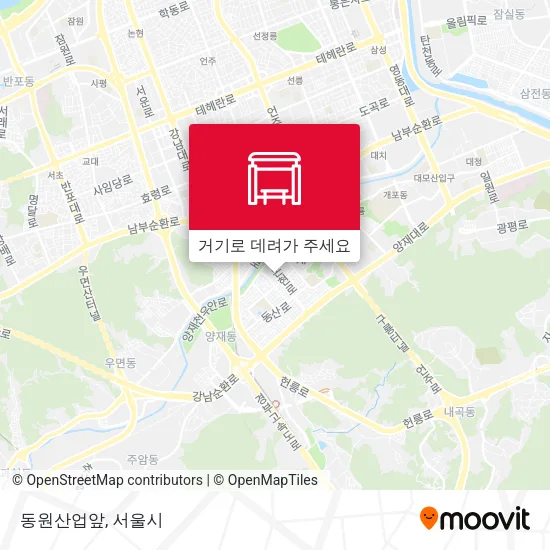 동원산업앞 지도