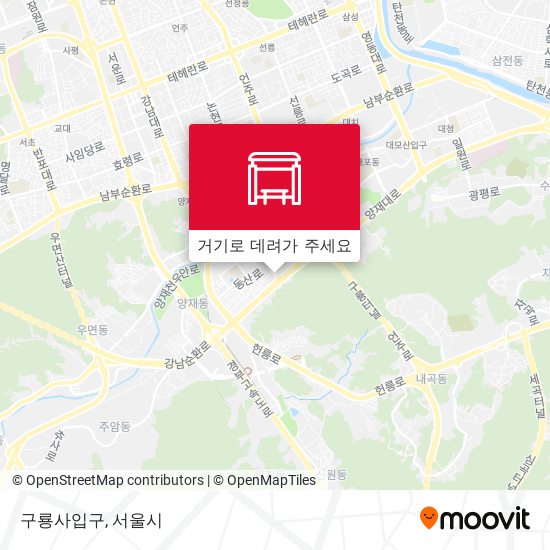 구룡사입구 지도