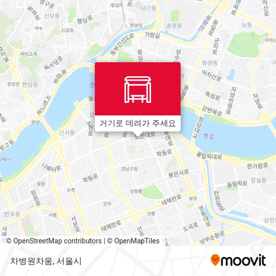 차병원차움 지도