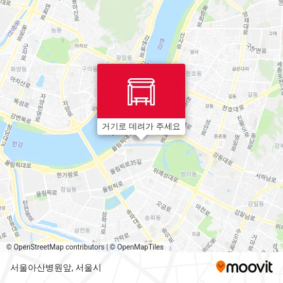 서울아산병원앞 지도