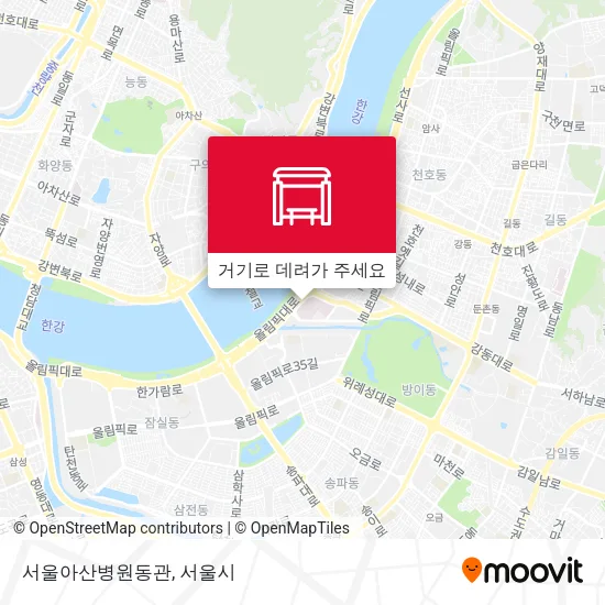 서울아산병원동관 지도