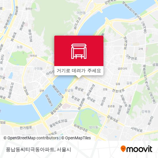 풍납동씨티극동아파트 지도