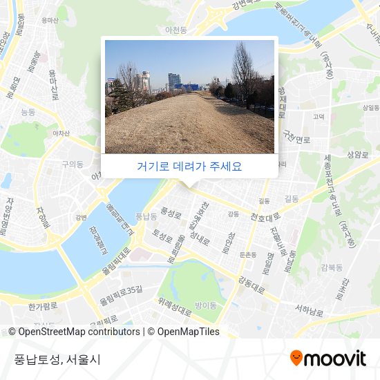 풍납토성 지도