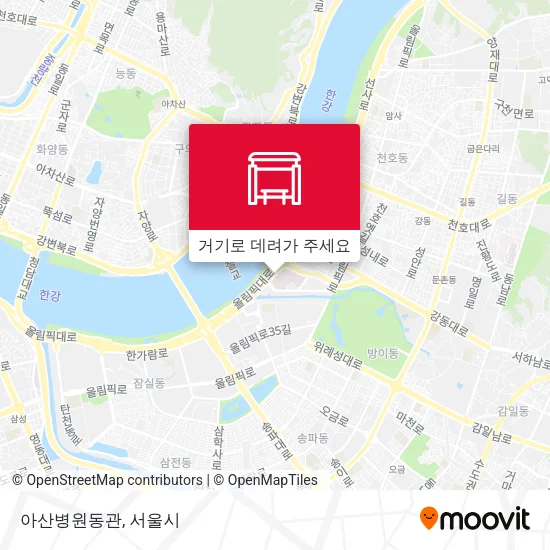 아산병원동관 지도