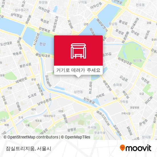 잠실트리지움 지도