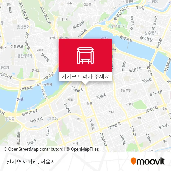 신사역사거리 지도