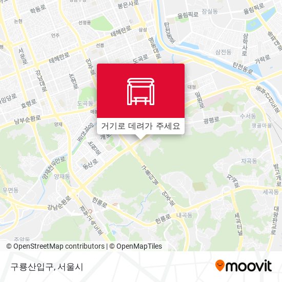 구룡산입구 지도