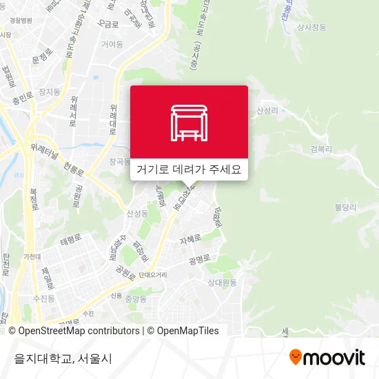 을지대학교 지도