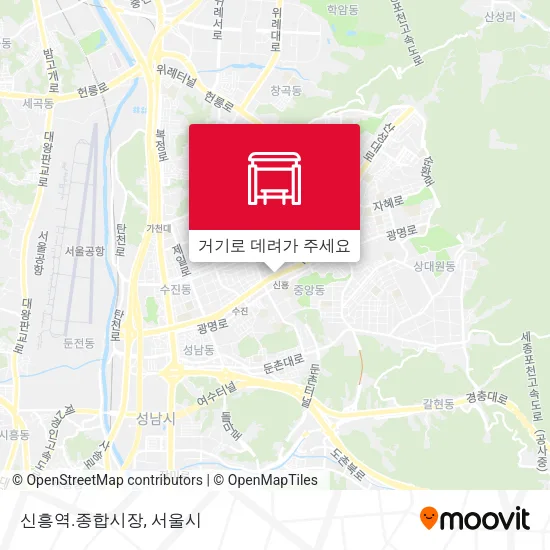 신흥역.종합시장 지도