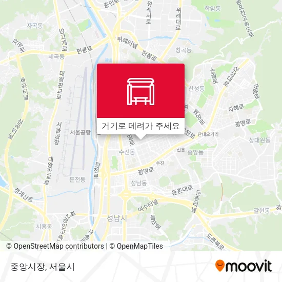 중앙시장 지도