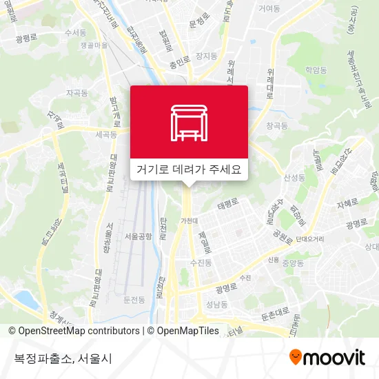 복정파출소 지도