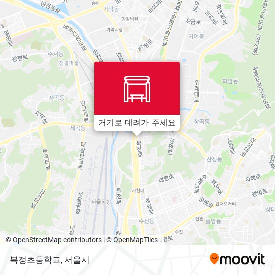 복정초등학교 지도