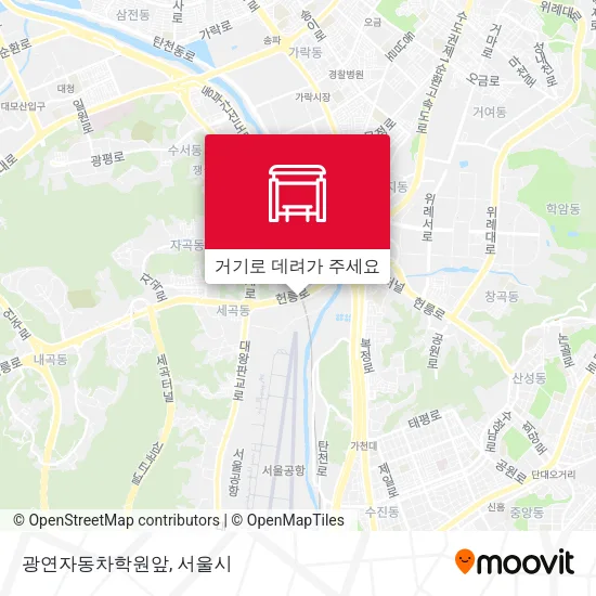 광연자동차학원앞 지도