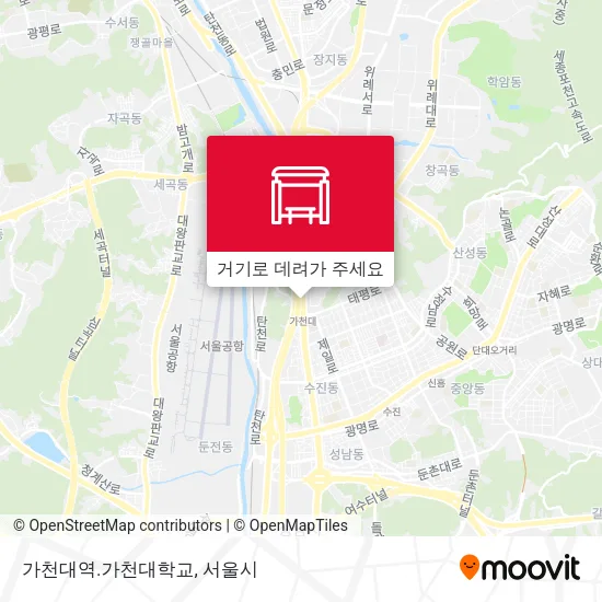 가천대역.가천대학교 지도