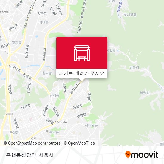 은행동성당앞 지도