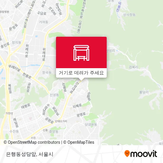 은행동성당앞 지도