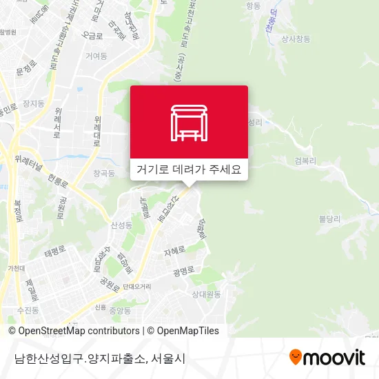 남한산성입구.양지파출소 지도