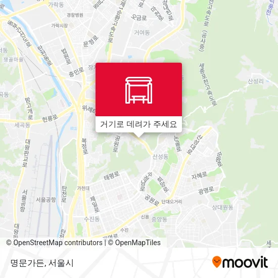 명문가든 지도