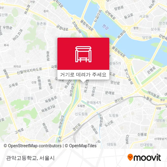 관악고등학교 지도