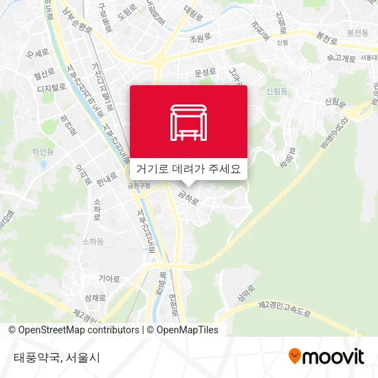 태풍약국 지도