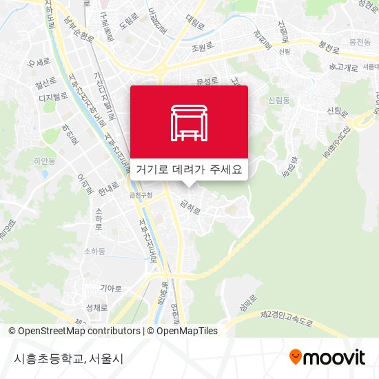 시흥초등학교 지도
