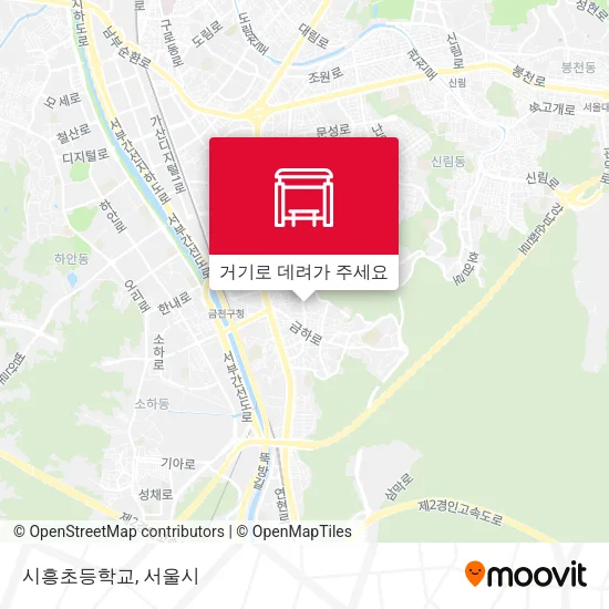 시흥초등학교 지도