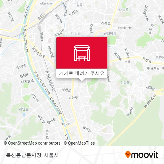독산동남문시장 지도