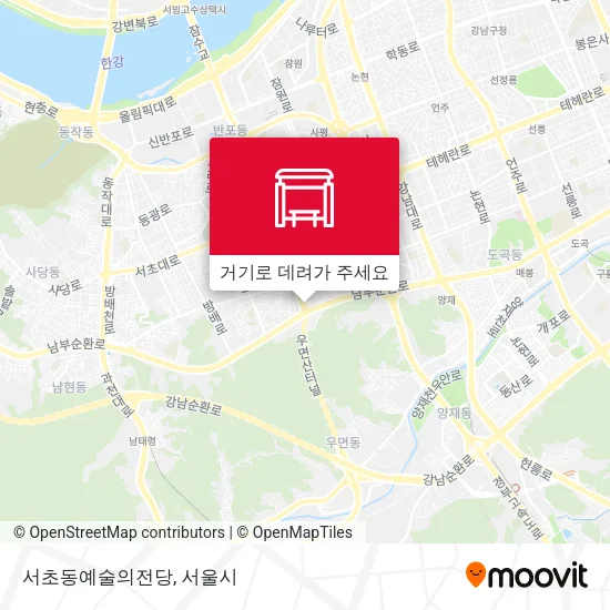 서초동예술의전당 지도