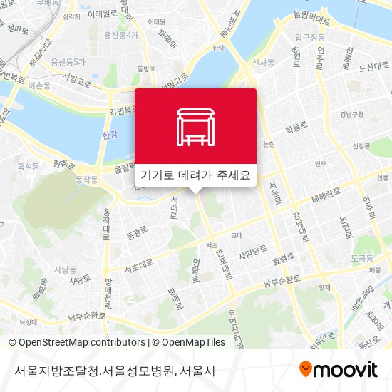 서울지방조달청.서울성모병원 지도