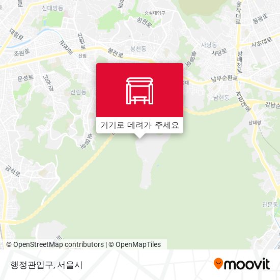 행정관입구 지도
