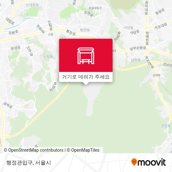 행정관입구 지도